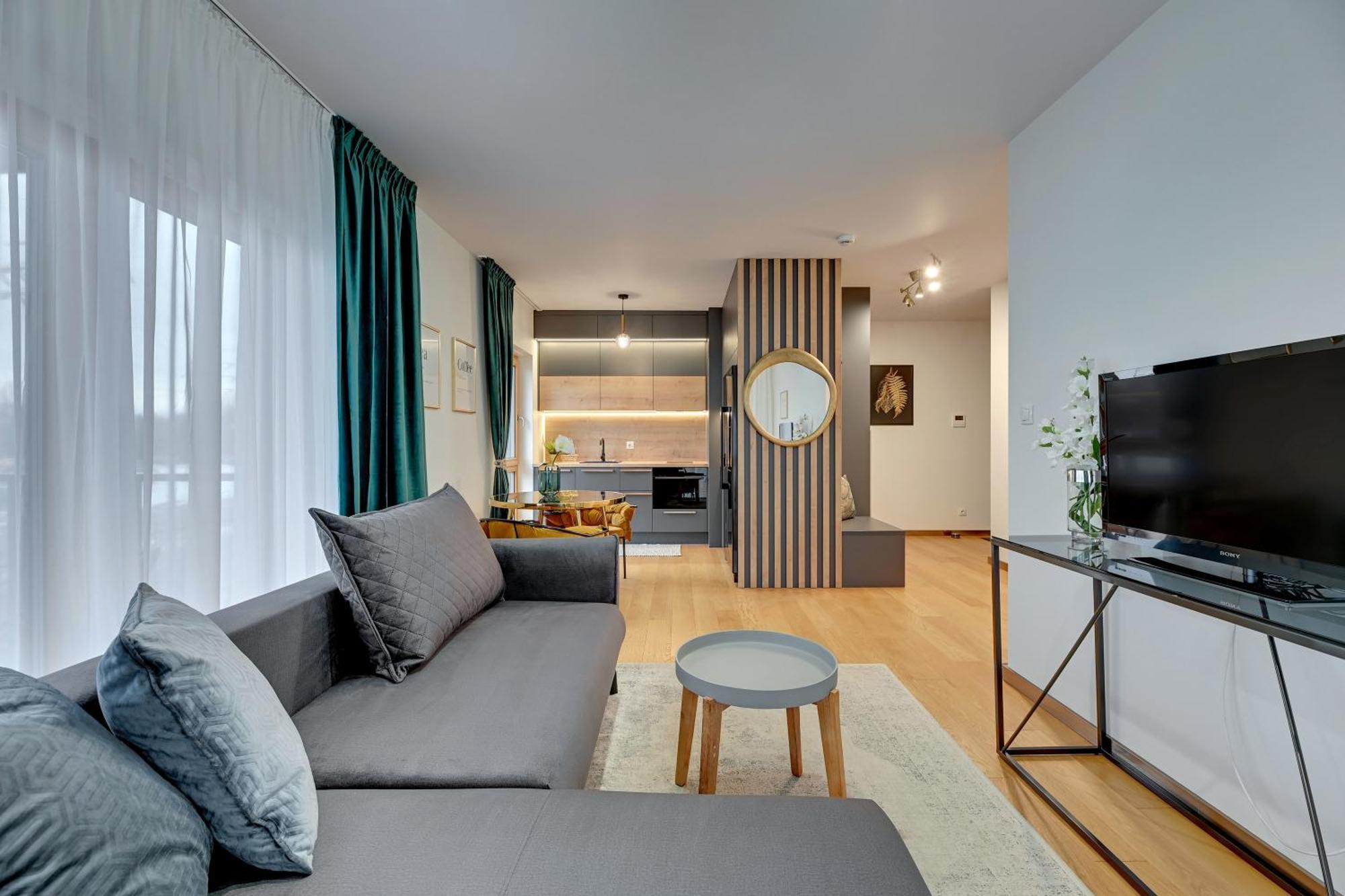 Nadmotlawie Riverside - Sauna, Gym & Parking By Downtown Apartments Гданськ Екстер'єр фото