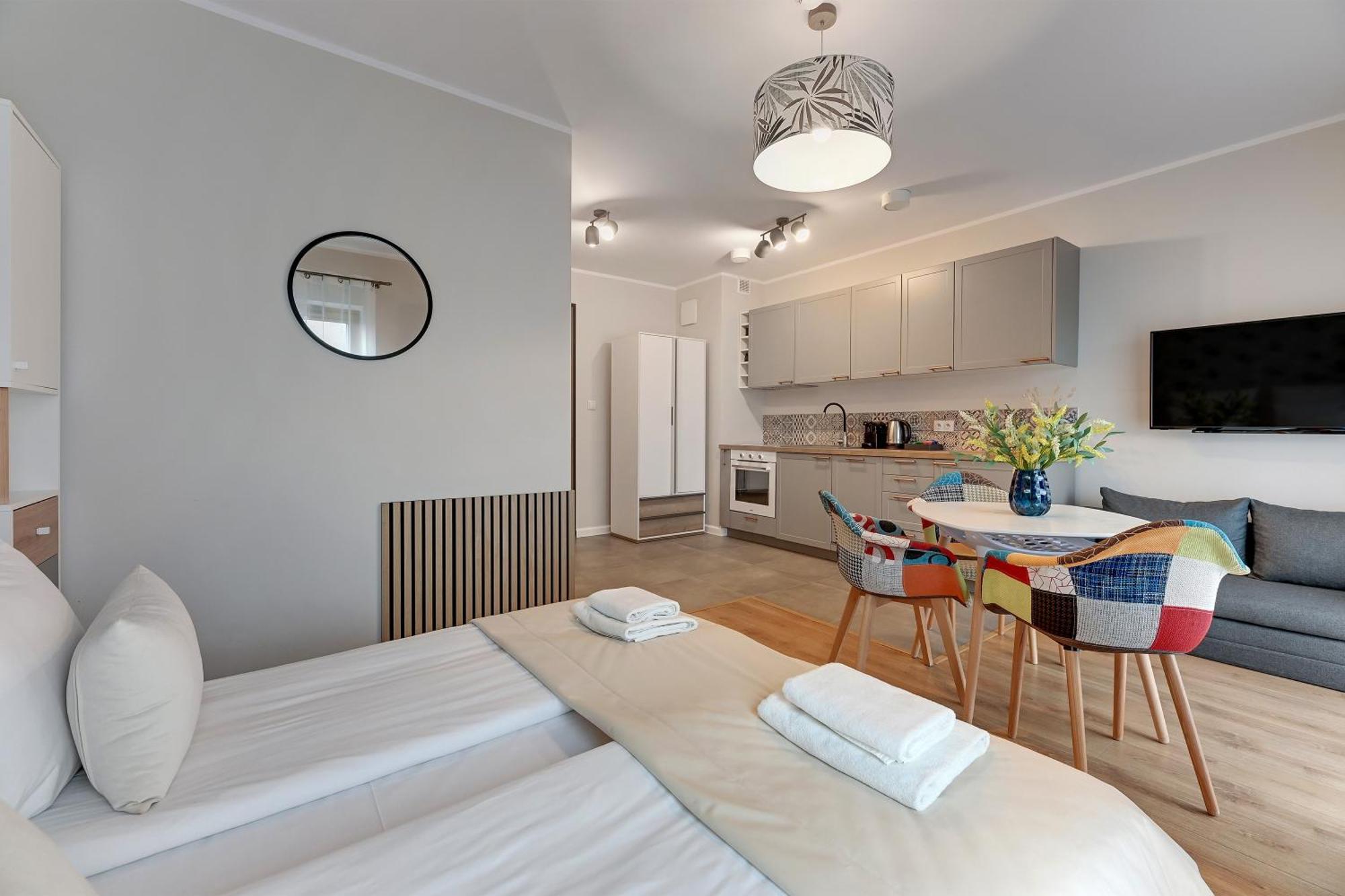 Nadmotlawie Riverside - Sauna, Gym & Parking By Downtown Apartments Гданськ Номер фото