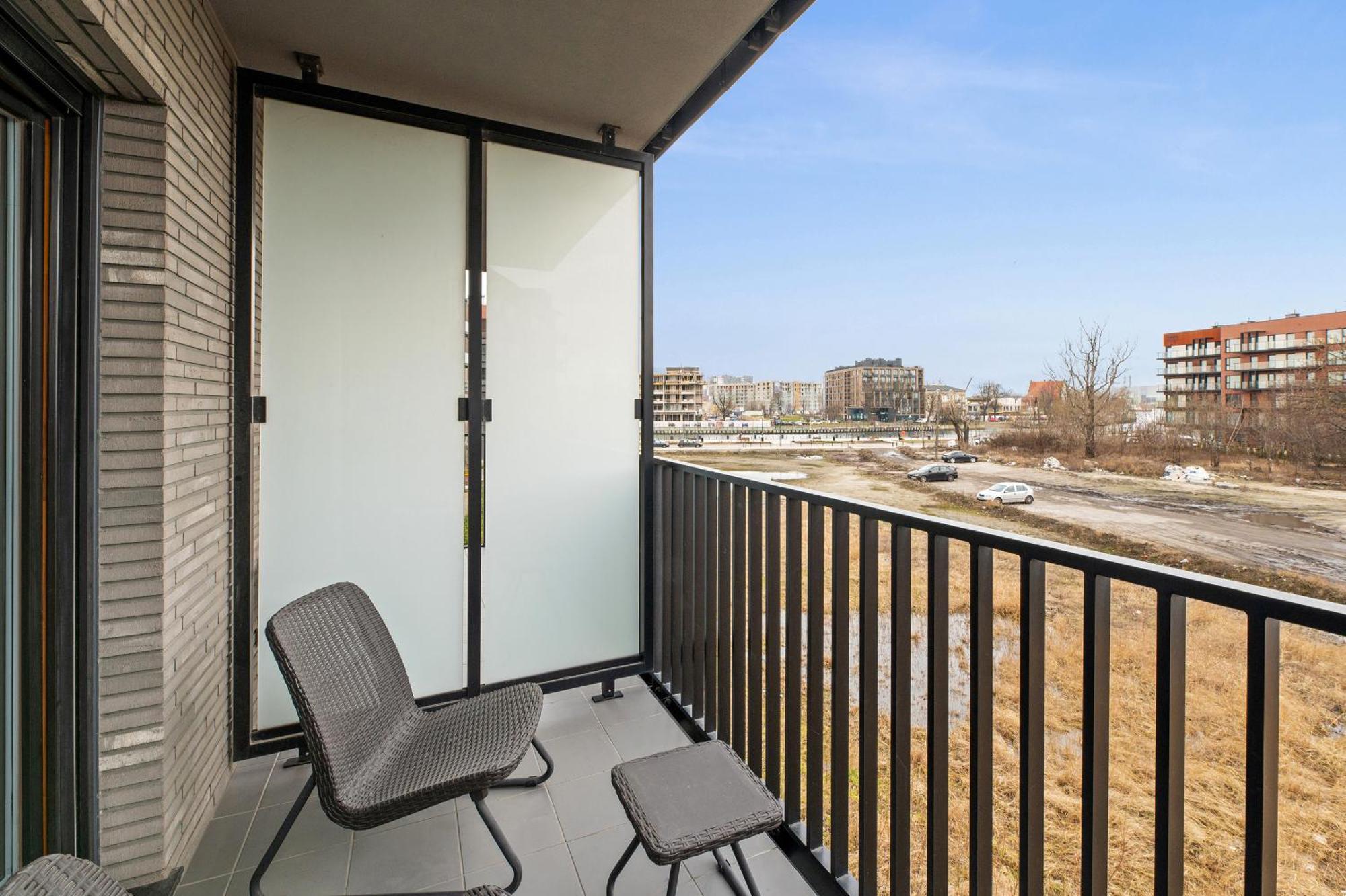 Nadmotlawie Riverside - Sauna, Gym & Parking By Downtown Apartments Гданськ Номер фото